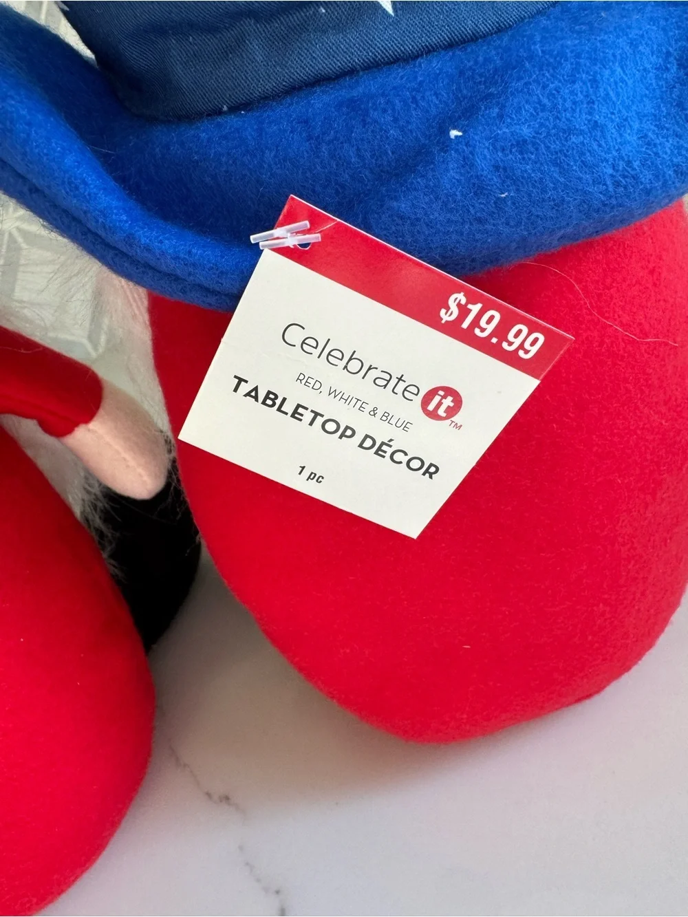 Patriotic gnomes plush decorative